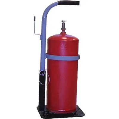 Cylinder Cart Stand, Holds 1 Cylinder, 6 In Dia 1