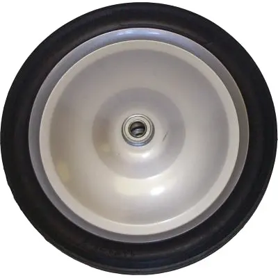 Semi-Pneumatic Wheel, Rubber, 14 In Wheel Dia, 200 Lb 1