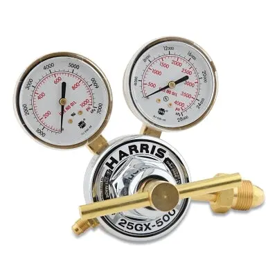 25Gx Single-Stage Medium/Heavy-Duty Hvac Purging Regulator, 580, Argon, Helium, Nitrogen 1