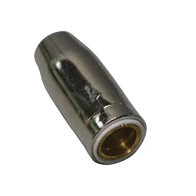 Quick Tip Mig Nozzle, Threaded, 5/8 In Bore, For Series 1 Tip, Plated Copper 1