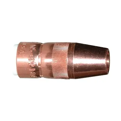 Centerfire Mig Nozzle, 1/8 In Recess, 1/2 In Bore, For T Series Tip, Copper 1