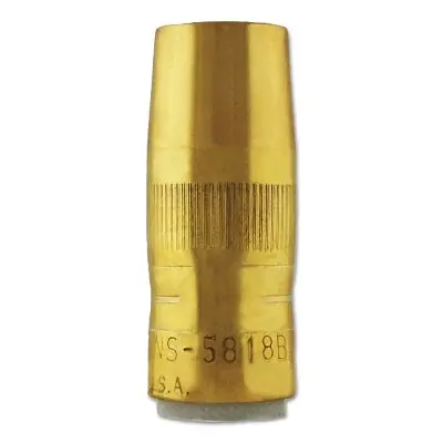 Centerfire Mig Nozzle, 1/8 In Recess, 5/8 In Bore, For T Series Tip, 1
