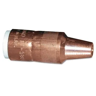 Centerfire Mig Nozzle, Flush, 3/8 In Bore, For Tt Series Tip, Copper 1