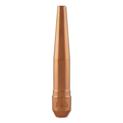 Centerfire Mig Contact Tip, 0.045 In Tip Id, 2 In Long, Wire 1