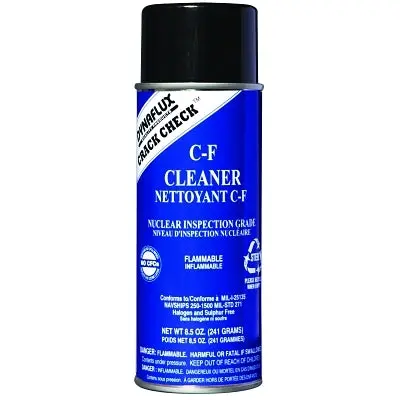 Visible Dye Penetrant Systems, Cleaner, Aerosol Can, 16 Oz 1