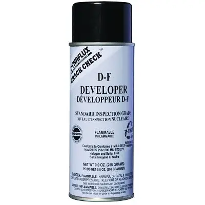 Visible Dye Penetrant Systems, Developer, Aerosol Can, 16 Oz 1