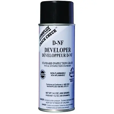 Visible Dye Penetrant System, Developer, 16 Oz, Aerosol Can 1