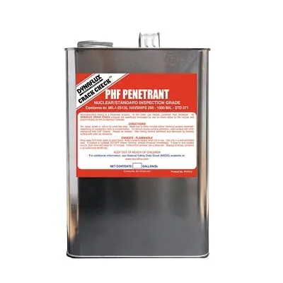 Visible Red-Dye Penetrants, Liquid Penetrant, Can, 1 Gal 1