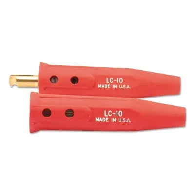 Cable Connector, Single Oval-Point Screw Connection, 4 To 1/0 Cable Cap, Red 1