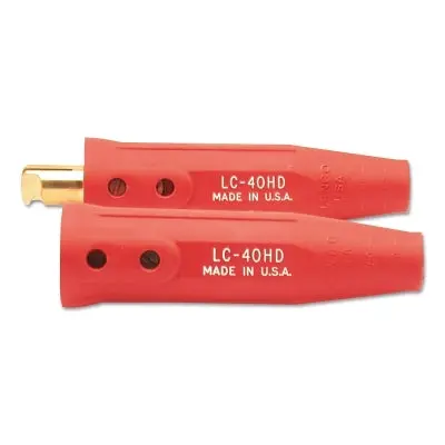 Cable Connector, 3/0 Awg To 4/0 Awg Cap, Double Oval-Point Screw, Red 1