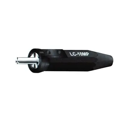 Machine Plug, Lc-10Mp, Single Oval-Point Screw Connection, 4 To 1/0 Cable Cap, Black 1