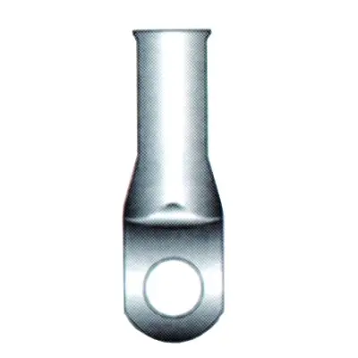 Cable Lug, 17/37 In Stud, 1 To 2 Awg Cap,  Copper Tubing, L 12 Model 1