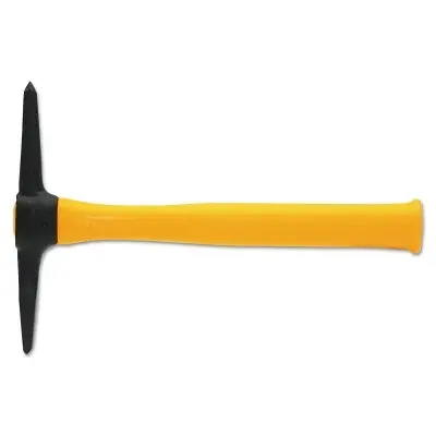 Plastic Handle Chipping Hammer, Lphhc, 11.75 In, 18 Oz Head, Cross Chisel And Pick 1