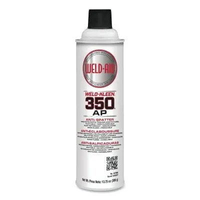 Weld-Kleen 350 Ap Anti-Spatter, 16 Oz Aerosol Can, 13.75 Wt Oz, Red 1