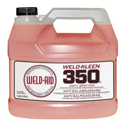Weld-Kleen 350 Anti-Spatter, 1 Gal Bottle, Red 1