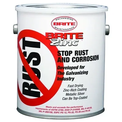 Brite Zinc Galvanizing Compound, 1 Gal, Metal Pail 1