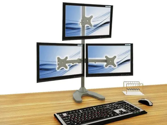 Triple Monitor Stand (Frreestanding) 3Ms-F 1