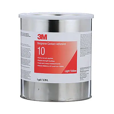 Scotch-Weld™ Neoprene 10 Contact Adhesive, 1 Gal, Can, Light Yellow 1