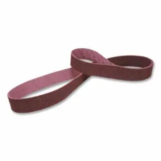 Surface Conditioning Belt, 1/4 In X 18 In, Medium, Maroon 1