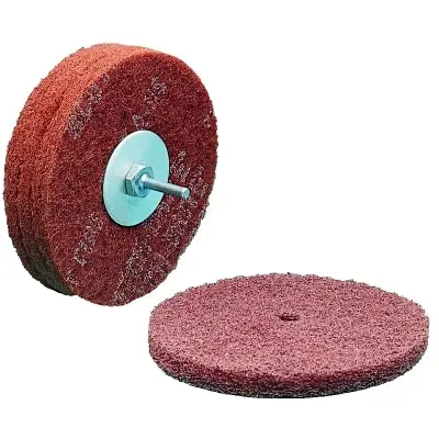 High Strength Disc, 6 In X 1/2 In, Very Fine, Aluminum Oxide, 4000 Rpm, Maroon 1