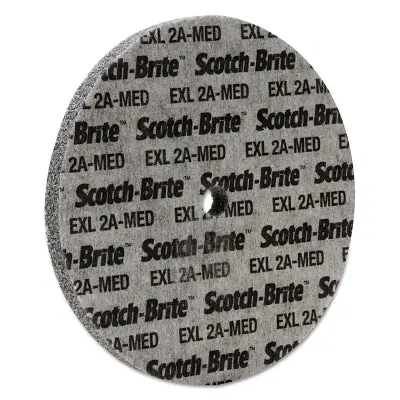 Exl Unitized Deburring Wheel, 6 In X 1/2 In, Medium Aluminum Oxide, 5000 Rpm 1