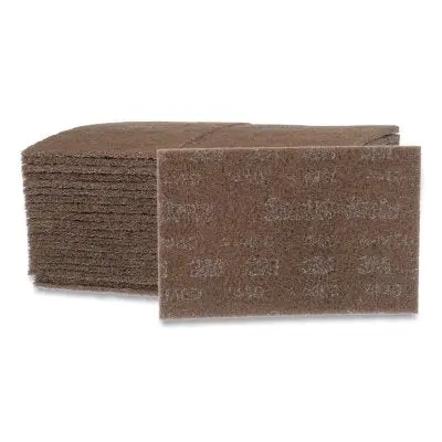 Hand Pad, 7440B, Medium, Aluminum Oxide, Tan, 40 Ea/Ca 1