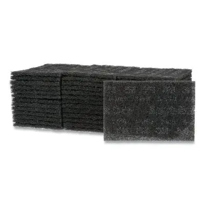 Hand Pad, 7446B, Medium, Silicon Carbide, Gray, 40 Ea/Ca 1