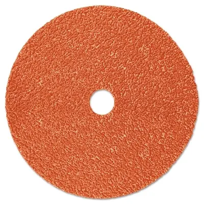 Fibre Disc 787C, Precision Shaped Ceramic, 5 In Dia X 7/8 In Center Hole, 120+ Grit, Die 500P 1