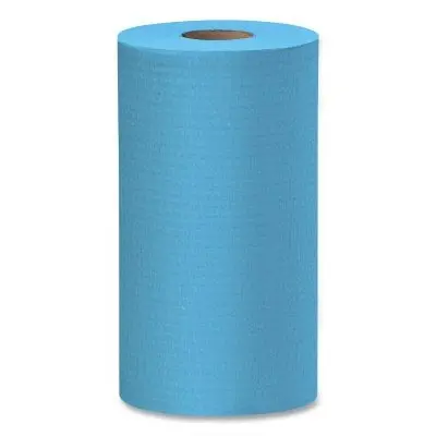 X60 Cloth Wiper, Blue, 9.8 In W X 13.4 In L, Small Roll, 130 Sheets/Roll 1