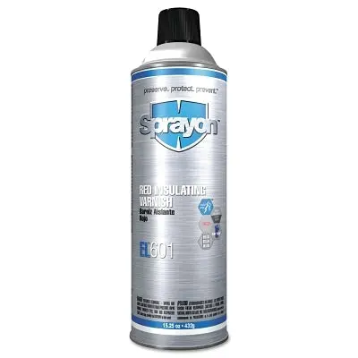 El 601 Red Insulating Varnish, 15.25 Oz, Aerosol Can 1
