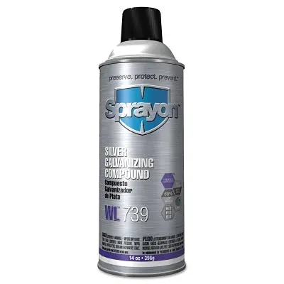 Silver Galv Coating, 14 Oz Aerosol Can 1