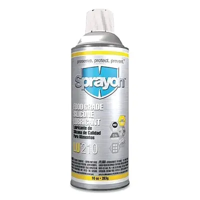 Lu210 Food Grade Silicone Lubricant, 10 Oz, Aerosol Can 1