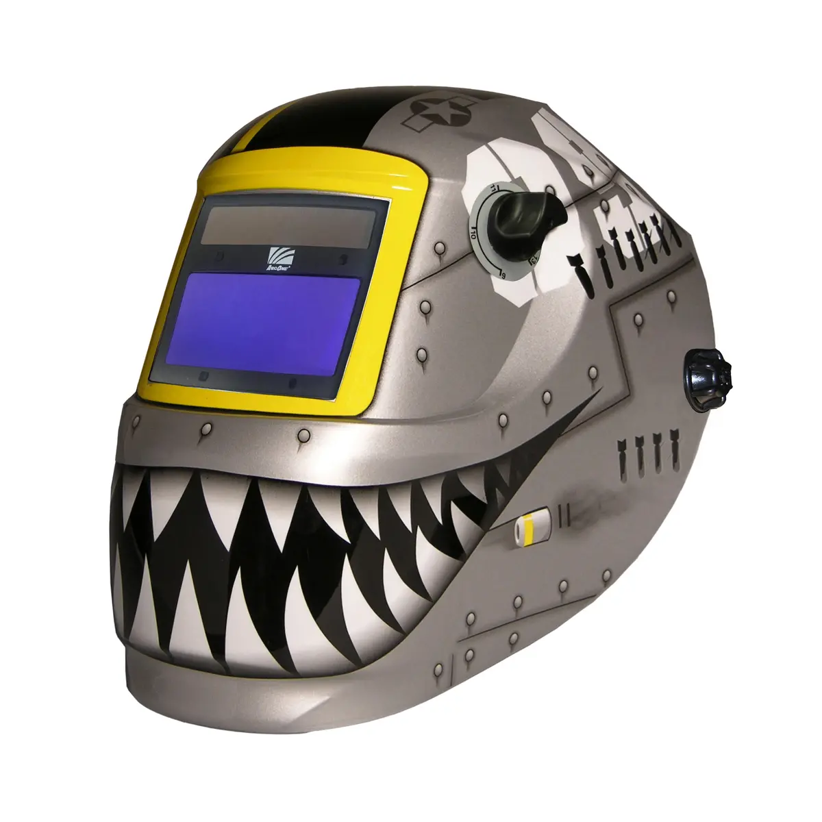 Arcone 4500V-0171 Fighting Tiger Carrera™ 4500V Welding Helmet 1