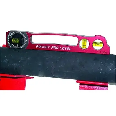 Flange Wizard Pocket Pro Level, 9 In, Magnetic, 3 Vials 1