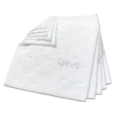High-Capacity Petroleum Sorbent Pad, Absorbs .66 Gal, 17 In X 19 In 1