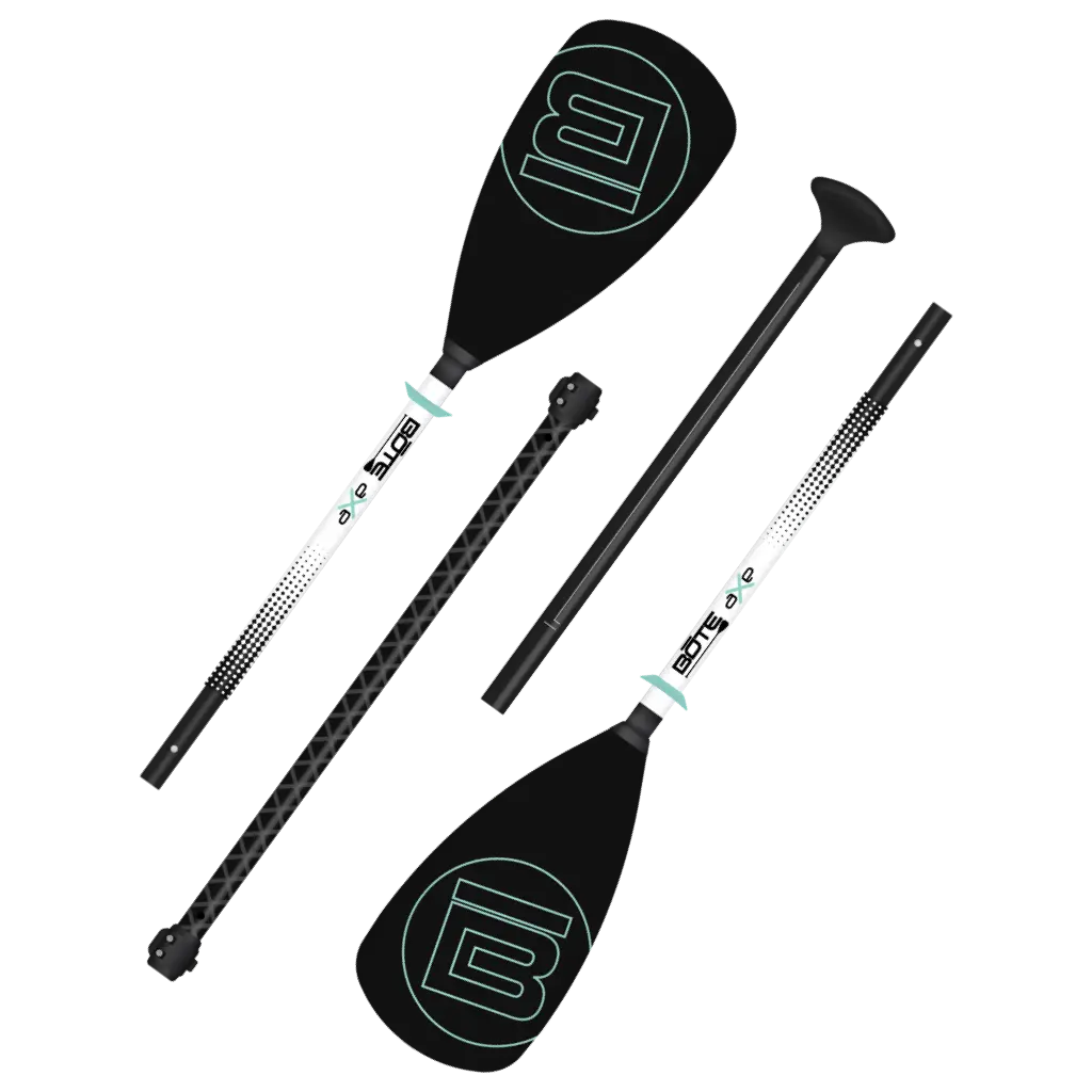 4-Piece Hybrid Adjustable Aluminum Paddle Black 1