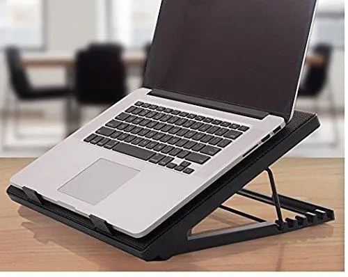 Laptop Cooling Stand With Silent Fan ,Usb Powered Adjustable Angled Stand 1