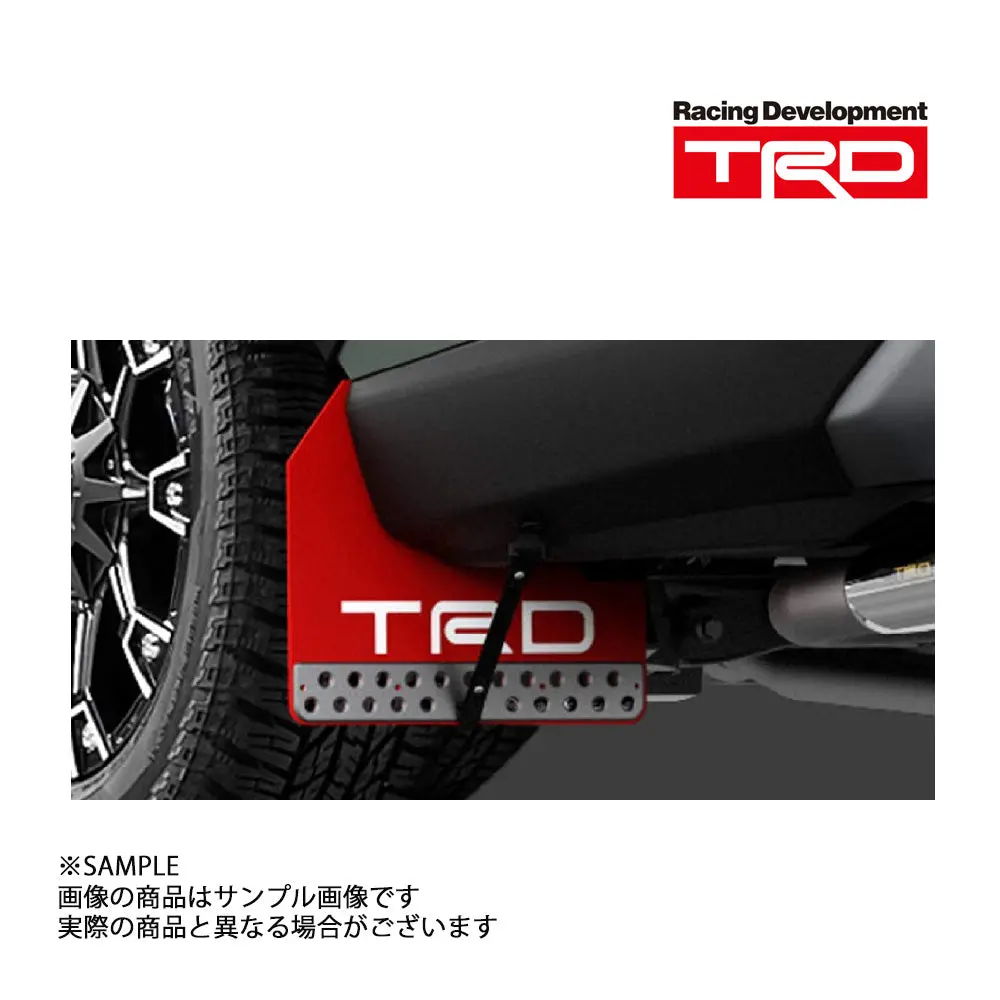 Trd マッドフラップ レッド Rav4 Mxaa52/Mxaa54/Axah52/Axah54 ##563101052 1