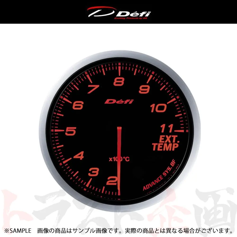 Defi デフィ Defi-Link アドバンス Bf 60Φ 排気温度計/エキゾーストテンプ 200-1100℃ アンバーレッド  Df10602 ##591161081 1