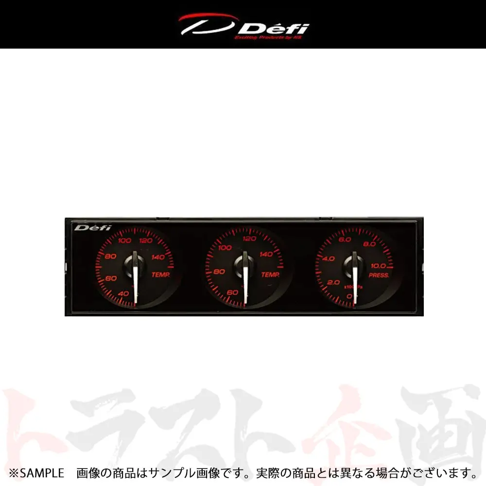 Defi デフィ Din-Gauge Style21 ディンゲージ スタイル21  指針/白  文字板/黒  目盛り/赤  照明/赤  Df14402 ##591161096 1