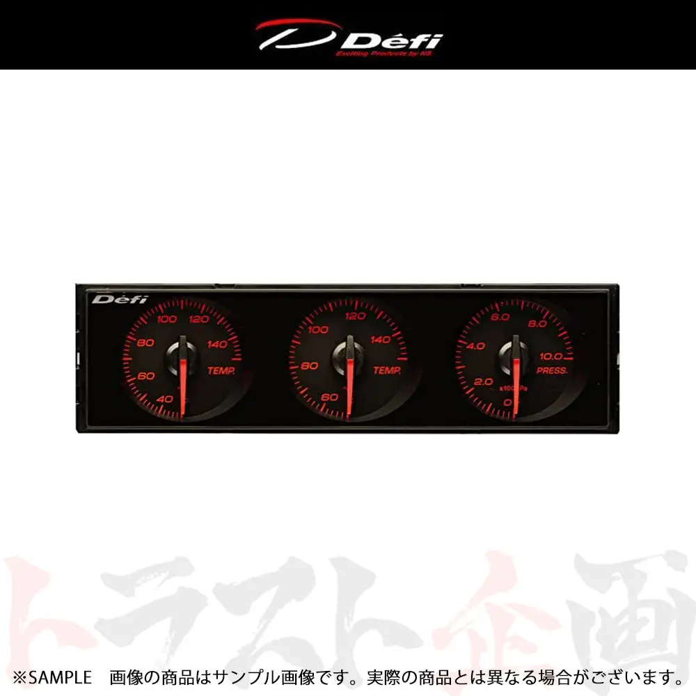 Defi デフィ Din-Gauge Style21 ディンゲージ スタイル21  指針/赤  文字板/黒  目盛り/赤  照明/赤  Df14404 ##591161146 1