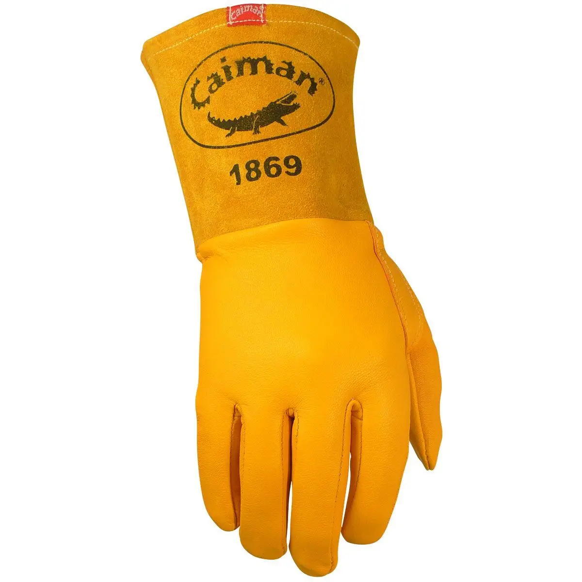 Caiman 1869 - Extra Large Goat Grain Unlined Mig Welding Gloves 1