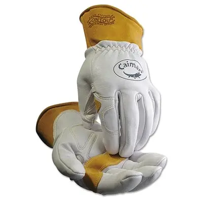 1871 Multi-Task Gloves, Boarhide™/Goat/Ovis-Hide™ Leather, Large, White/Tan 1