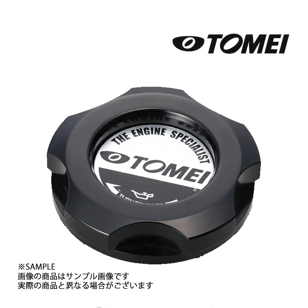 △ Tomei 東名パワード オイル フィラー キャップ (黒/ブラック) Φ62-H29 ワンタッチ式 ミツビシ ##612121711 1