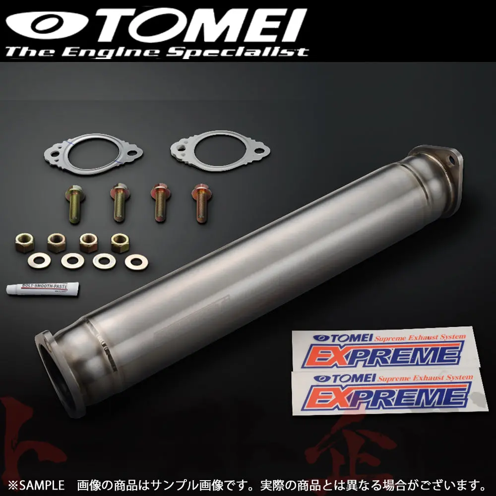 Tomei 触媒 Expreme Ti チタニウム触媒 ストレートパイプ ランサーエボリューション7/8/9 ##612141049 1