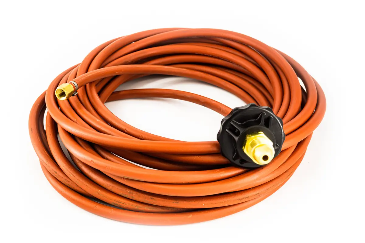 Badassreels 50' Propane Hose With Hand Tight Connector 1