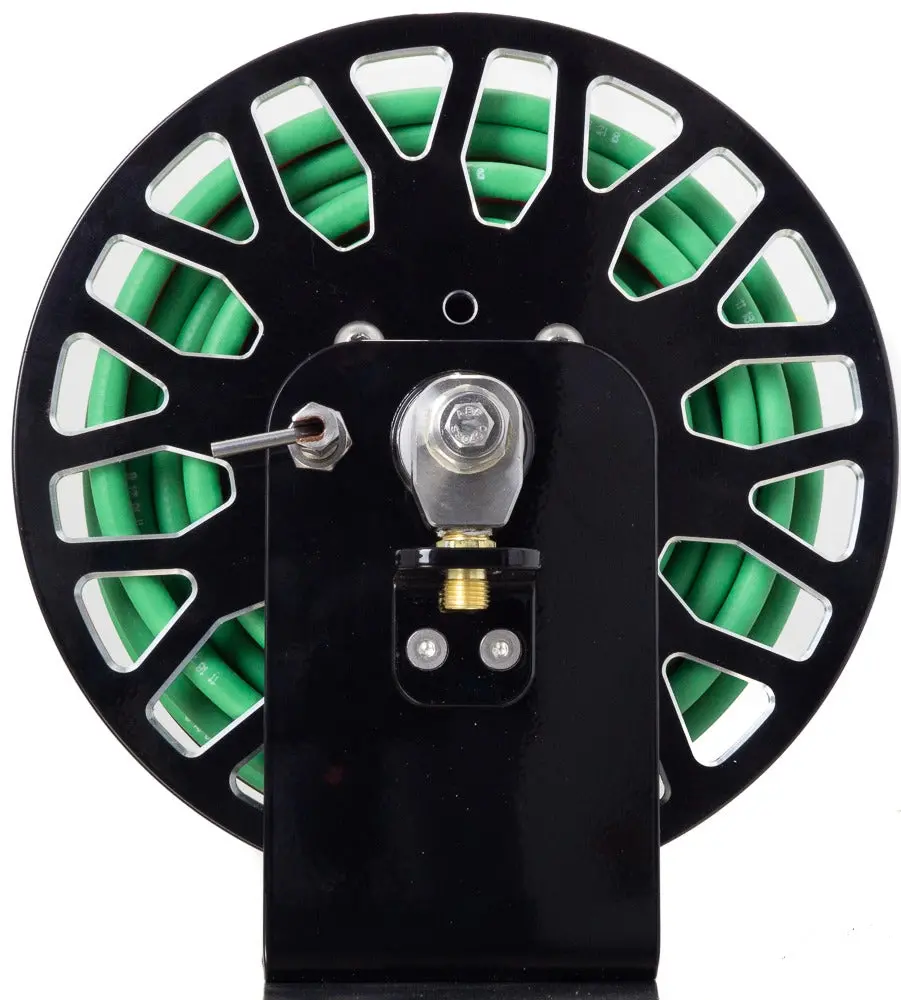 Badassreel Ff19 Black Cutting Torch Hose Reel For Oxygen Acetylene Gas 1