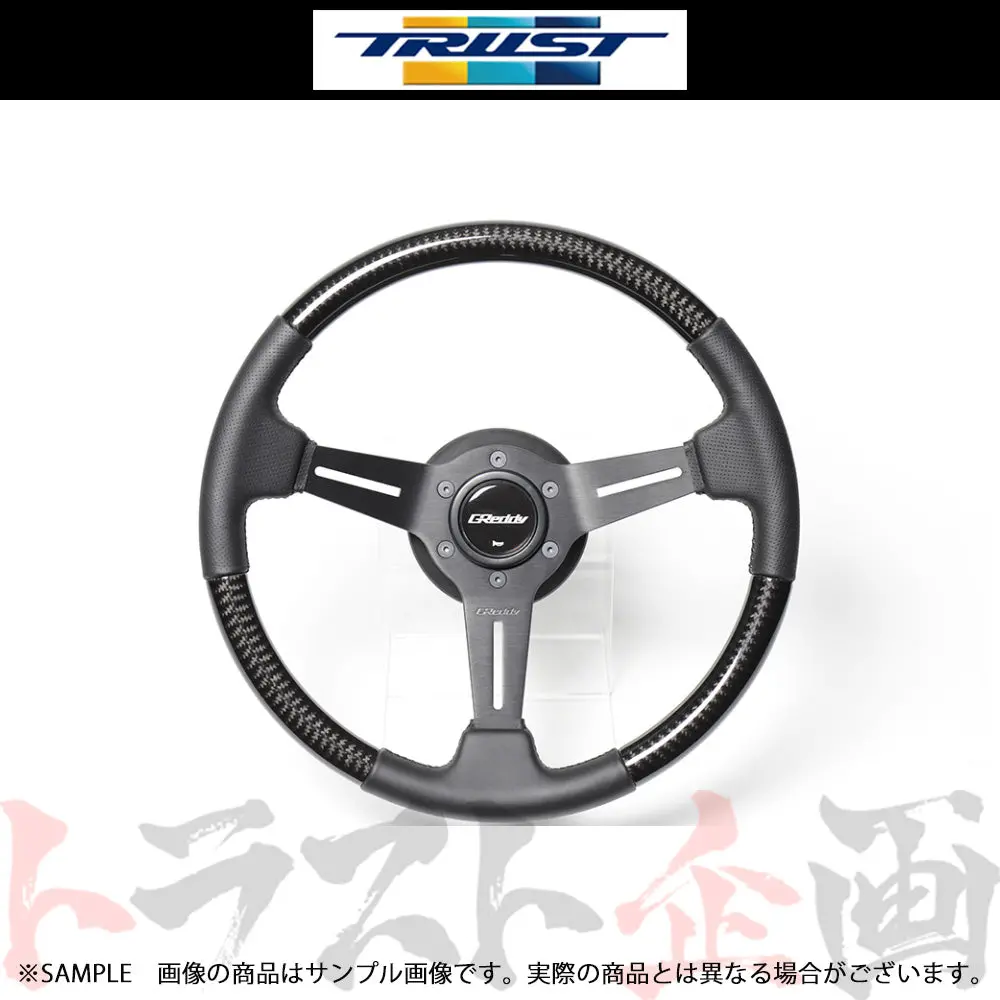 Trust トラスト Greddy スポーツ ステアリングホイール リアルカーボン ##618111014 1