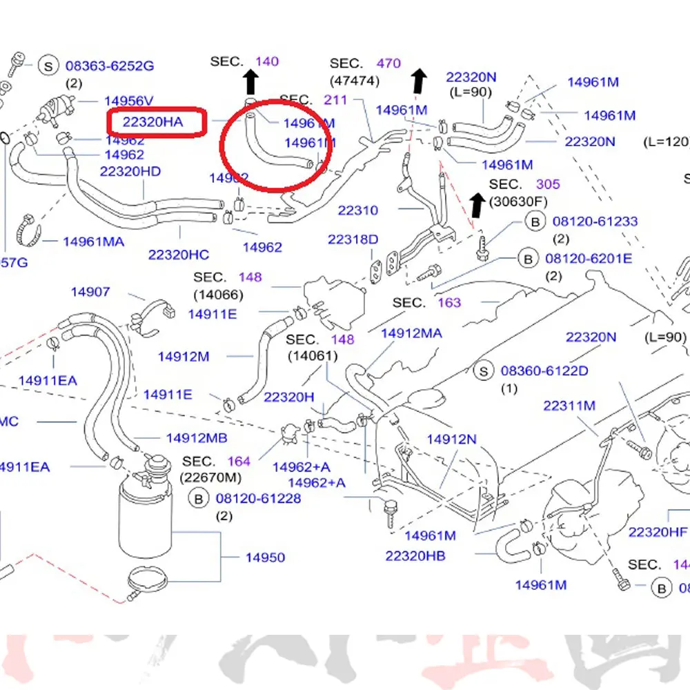 △ Nismo ヘリテージ バキューム ホース スカイライン Gt-R R32/Bnr32 ##660122117 2