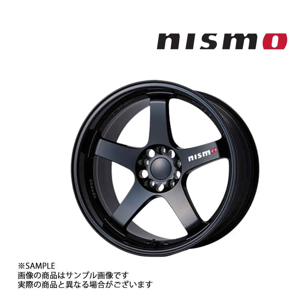 即納 ★ Nismo ニスモ Lm Gt4 マシニングロゴver 19X10.5 15 5H/114.3 ブラック 1台分セット 4030S-Rsr49-Bk(4) #660132028S1 1